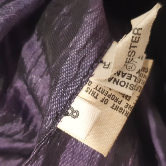 Vintage 80s 90s Shute Boss Size 8 Purple Formal Dress - Picture 9 of 9